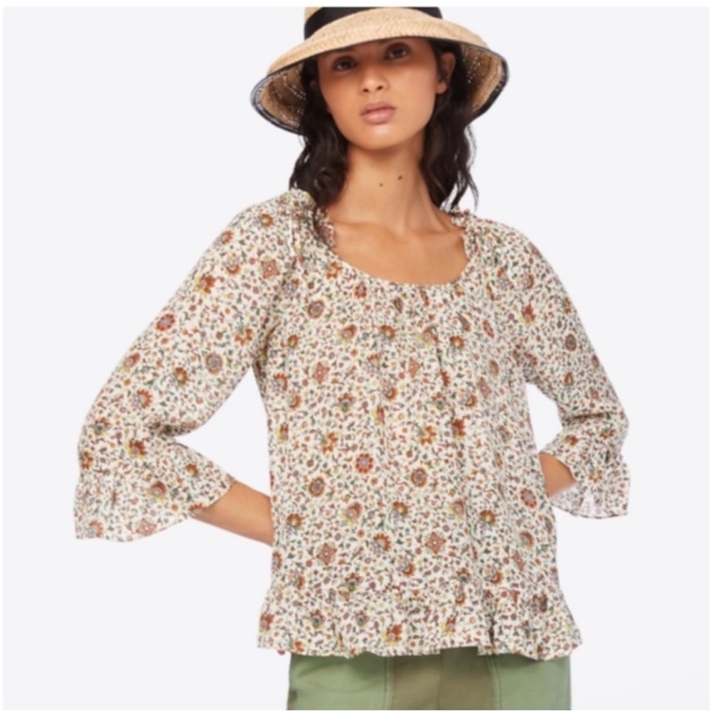Tory Burch Floral Print Women's Top
